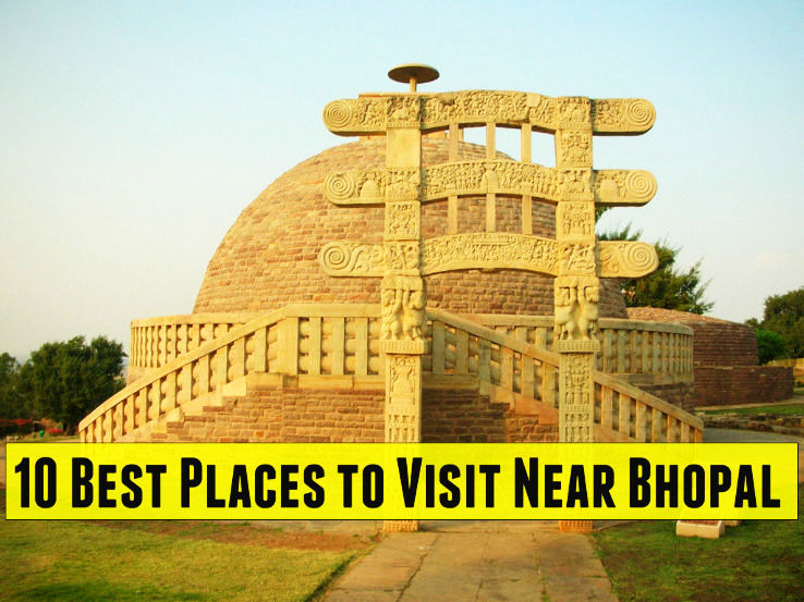 10 Best Places to Visit Near Bhopal, 1. Sanchi Stupa, 2. Rock Shelters