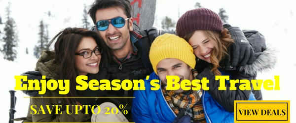 Season's Special Deals. Save upto 20%. Book now!